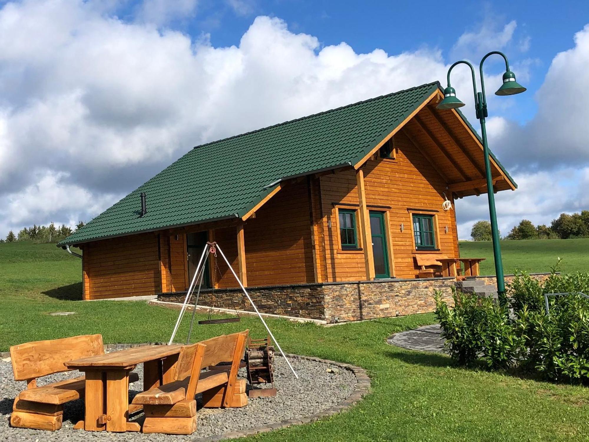 Holzhaus Onkel Fritz Mit Sauna Und Whirlwanne Esch  외부 사진