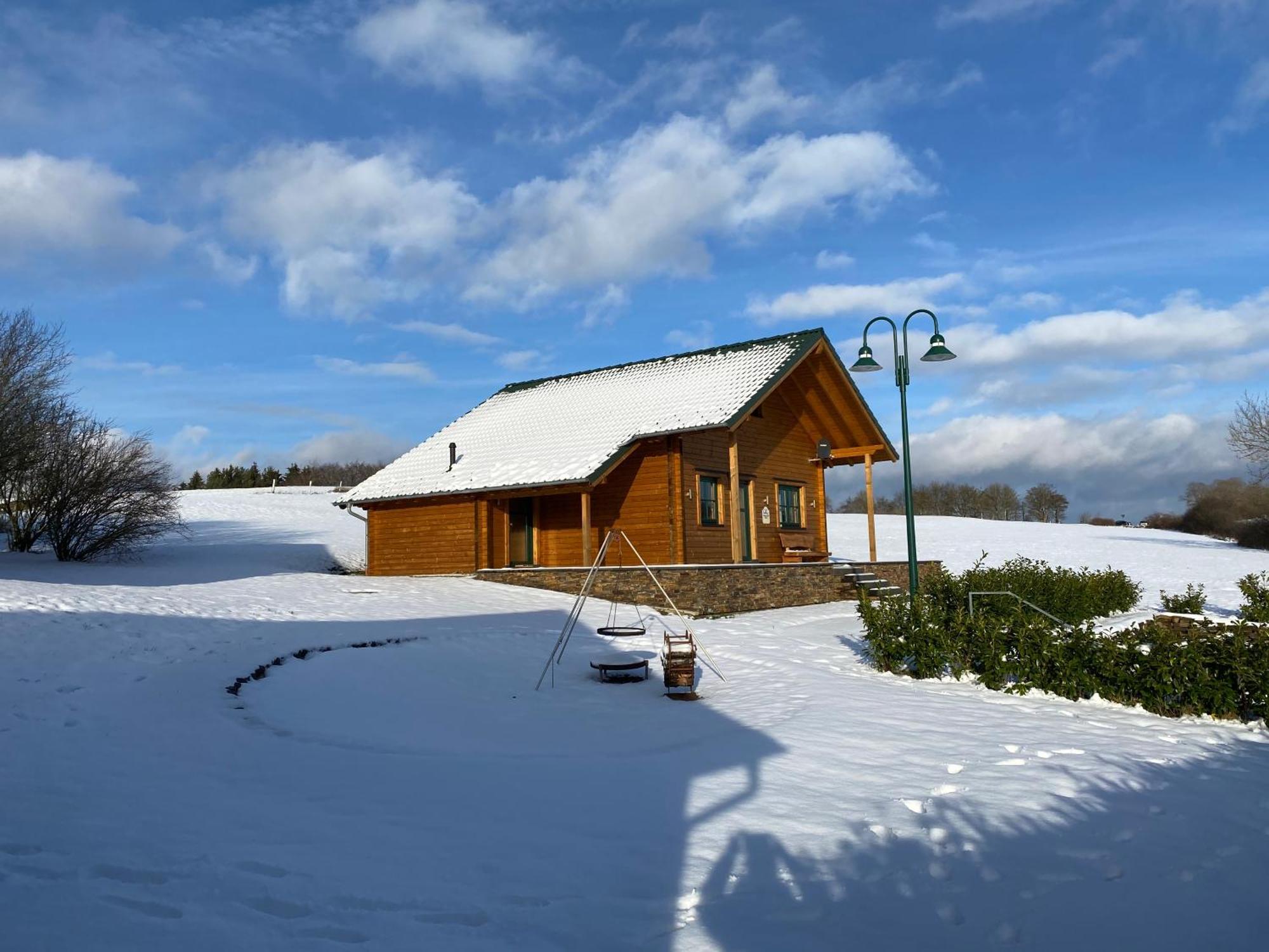 Holzhaus Onkel Fritz Mit Sauna Und Whirlwanne Esch  외부 사진