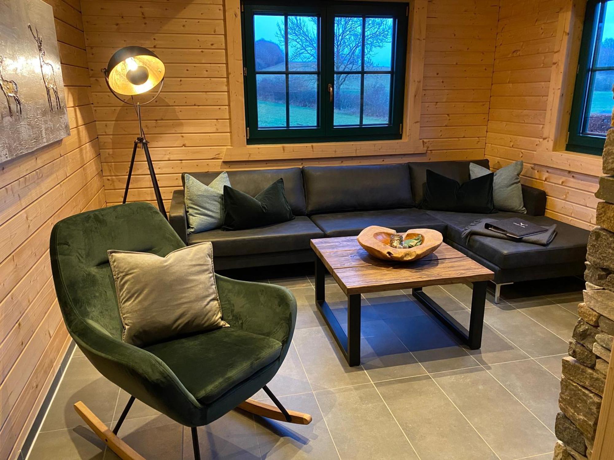 Holzhaus Onkel Fritz Mit Sauna Und Whirlwanne Esch  외부 사진